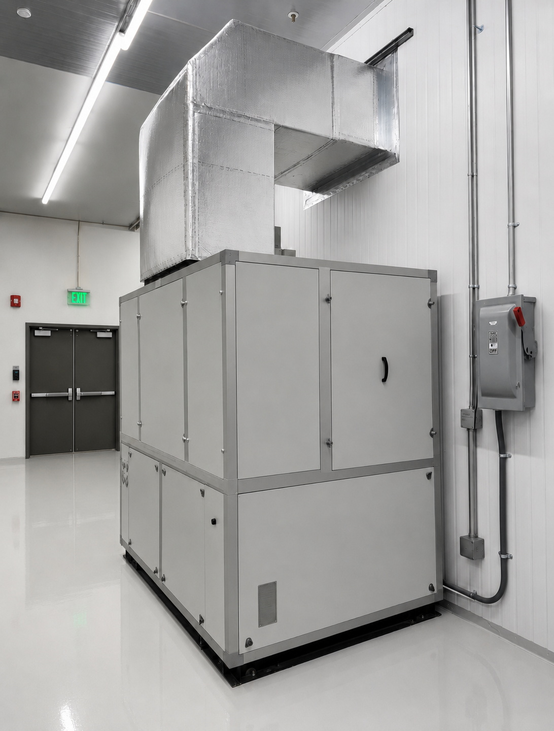 Yield Logic HVACD unit installed inside a facility