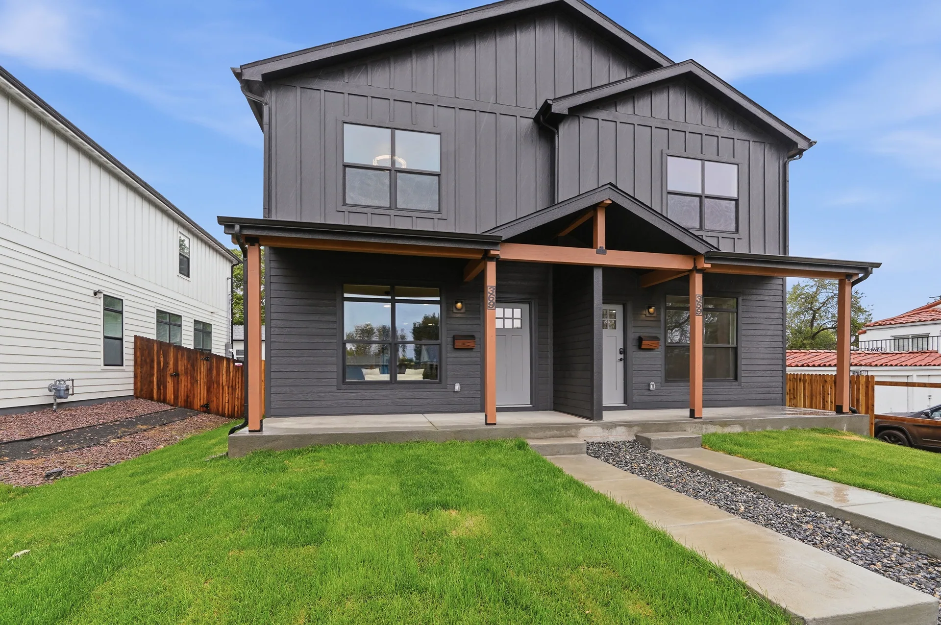 Completed multifamily residential project